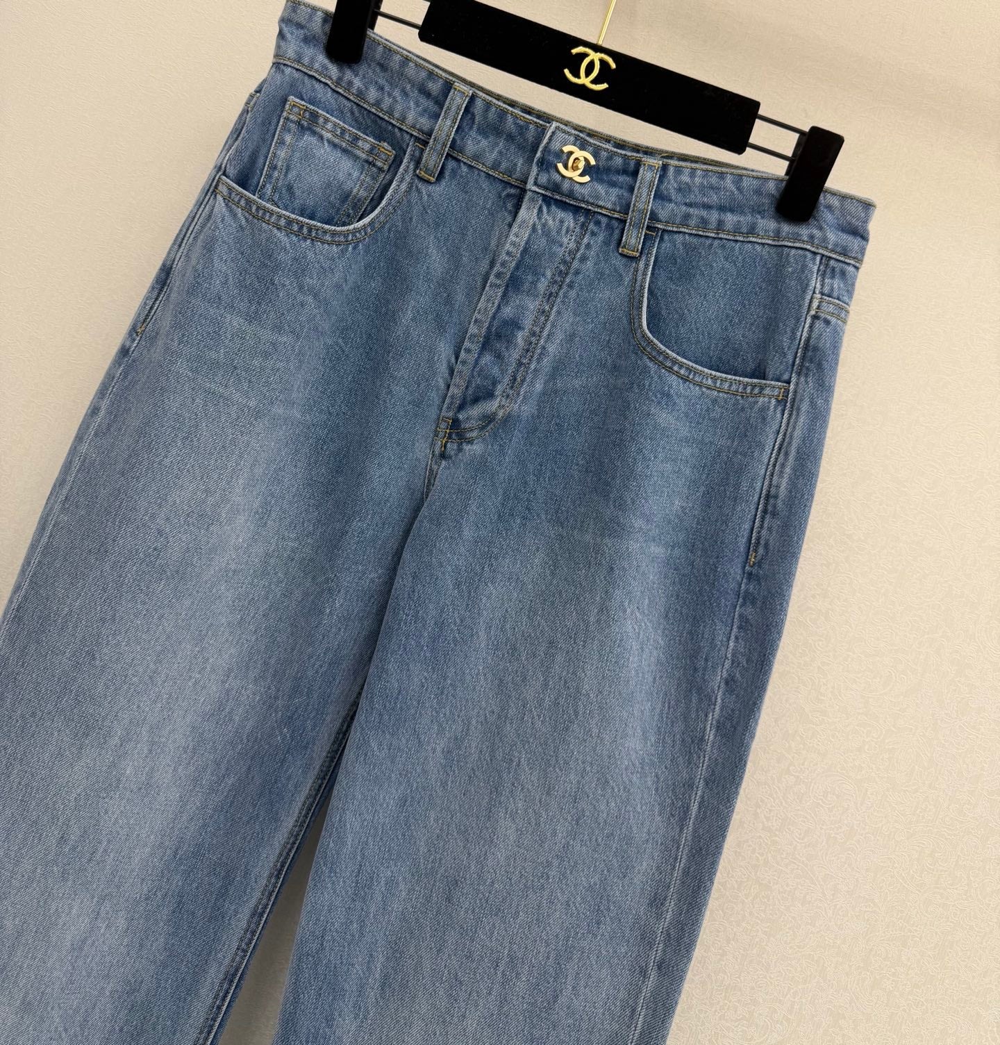 Patchwork Denim Pants