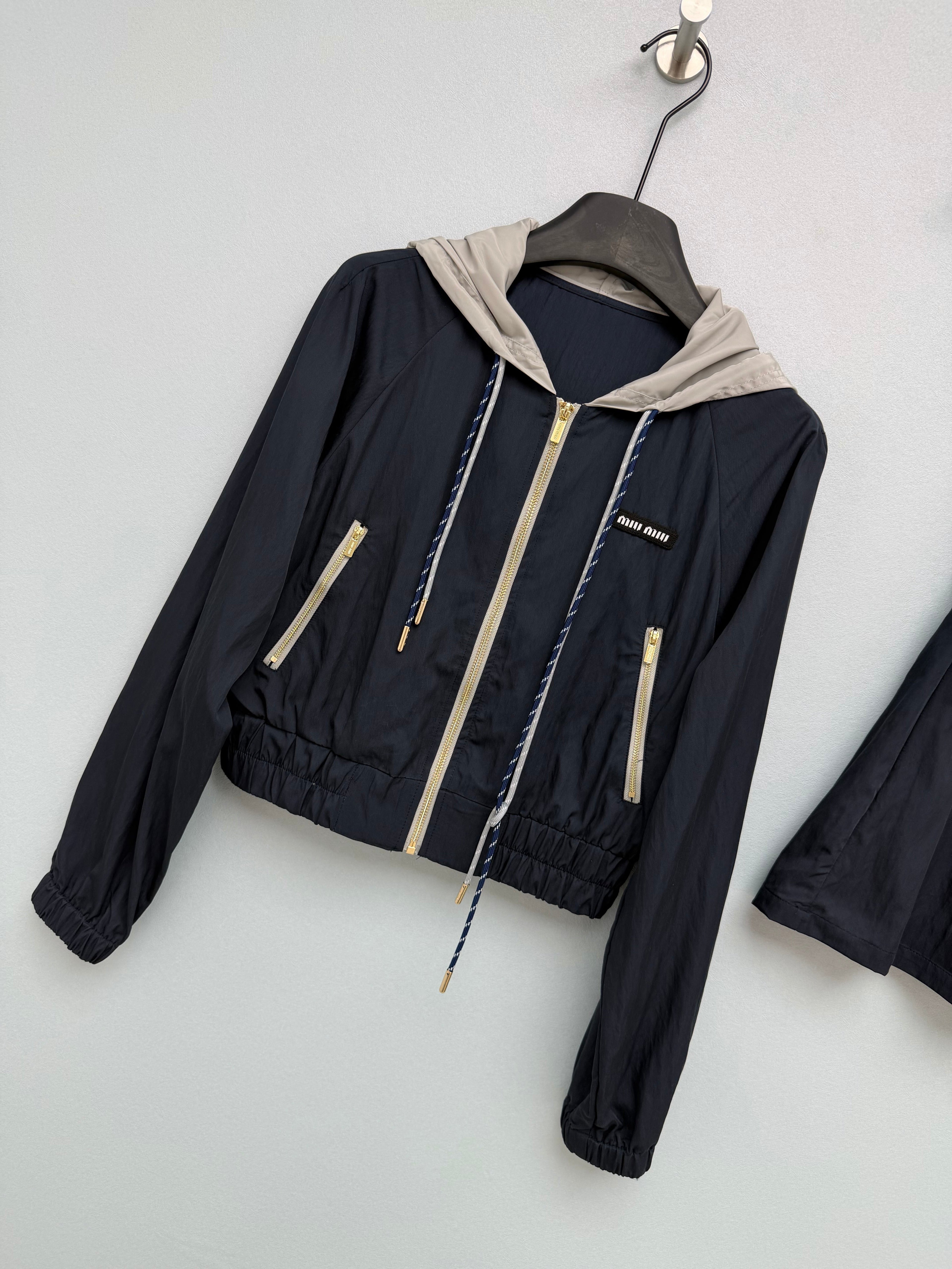 Lightweight Windbreaker Jacket &amp; Skirt Set