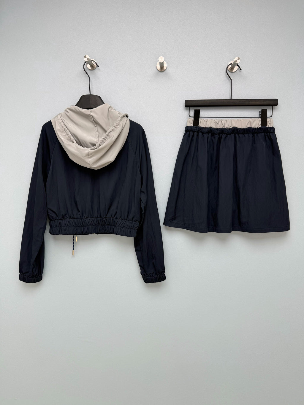 Lightweight Windbreaker Jacket &amp; Skirt Set