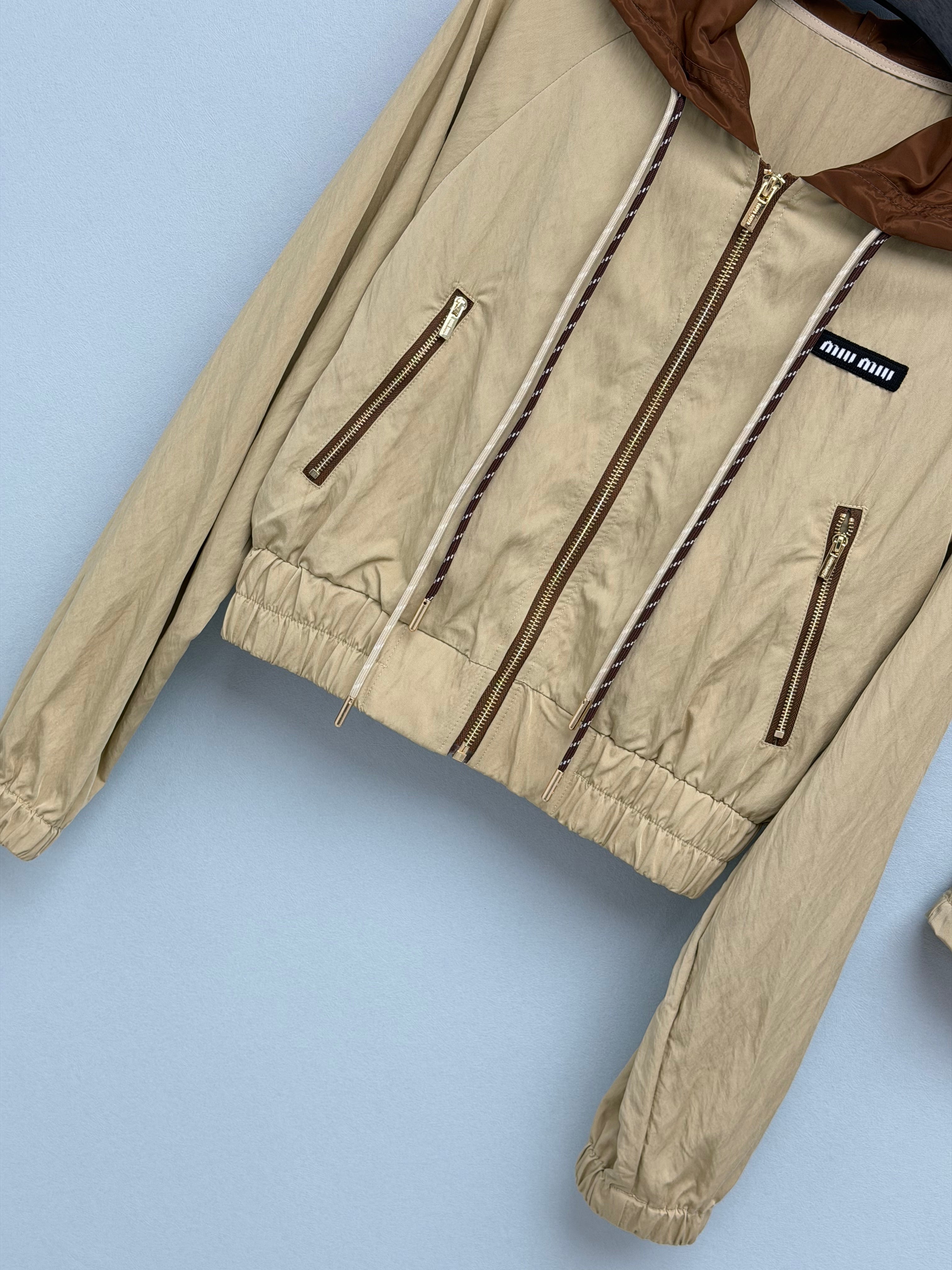 Lightweight Windbreaker Jacket &amp; Skirt Set