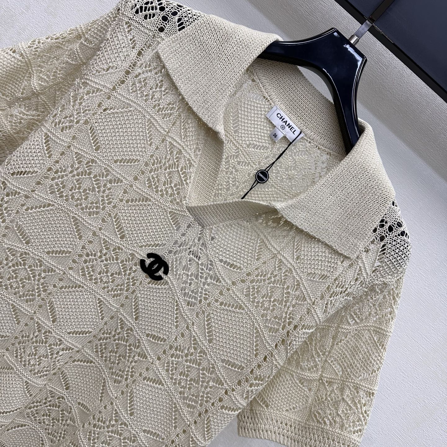 Short-Sleeve Knitted Polo