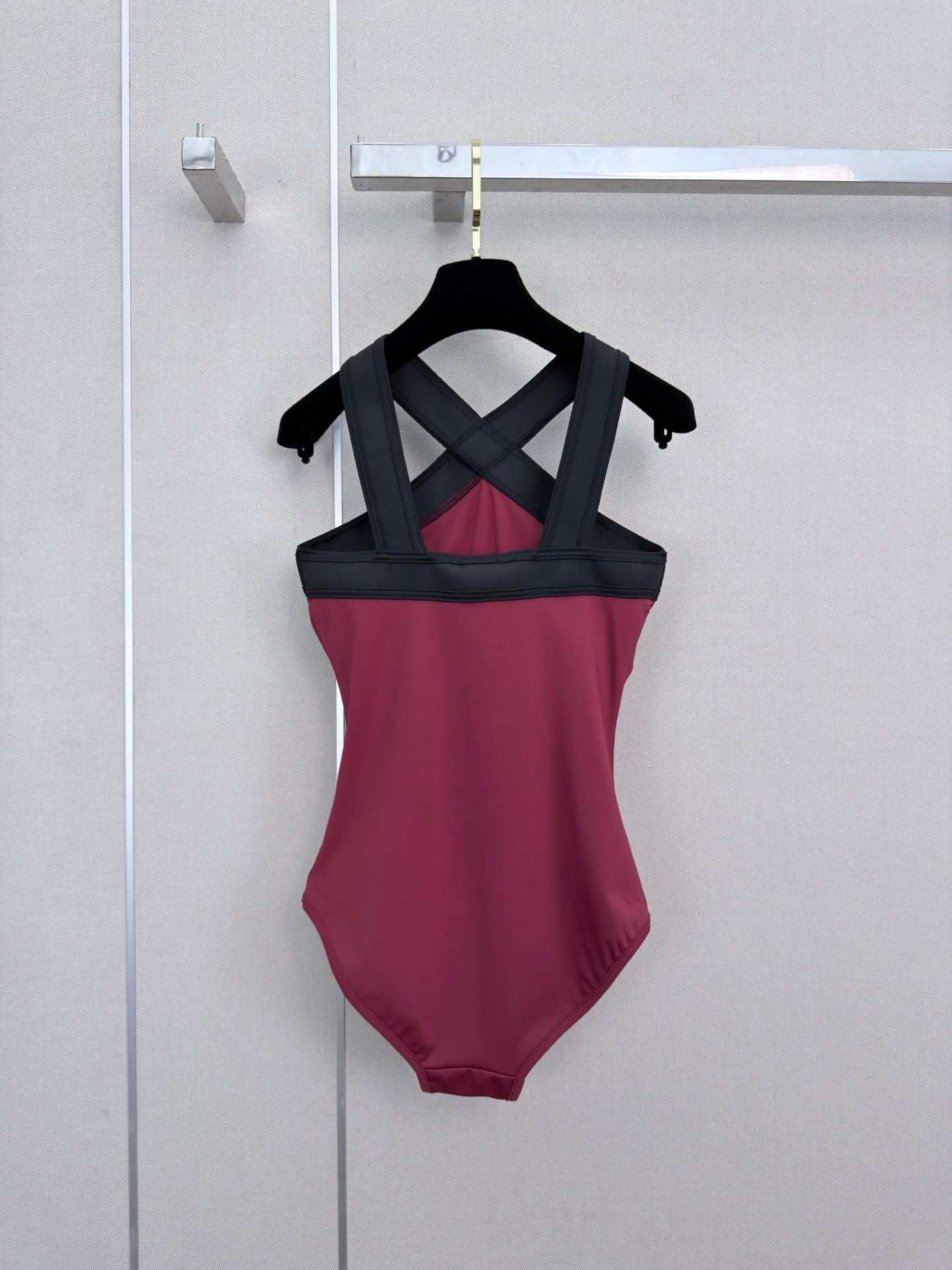 Cross-body swimsuit