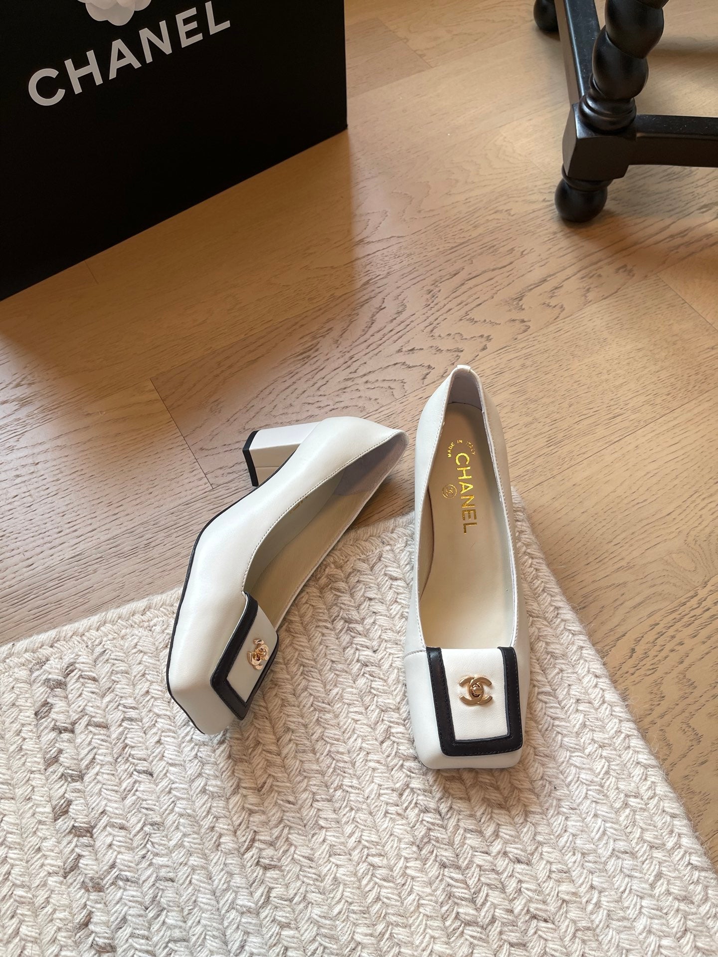 Chunky Heel Mary Janes with Backpack Buckle