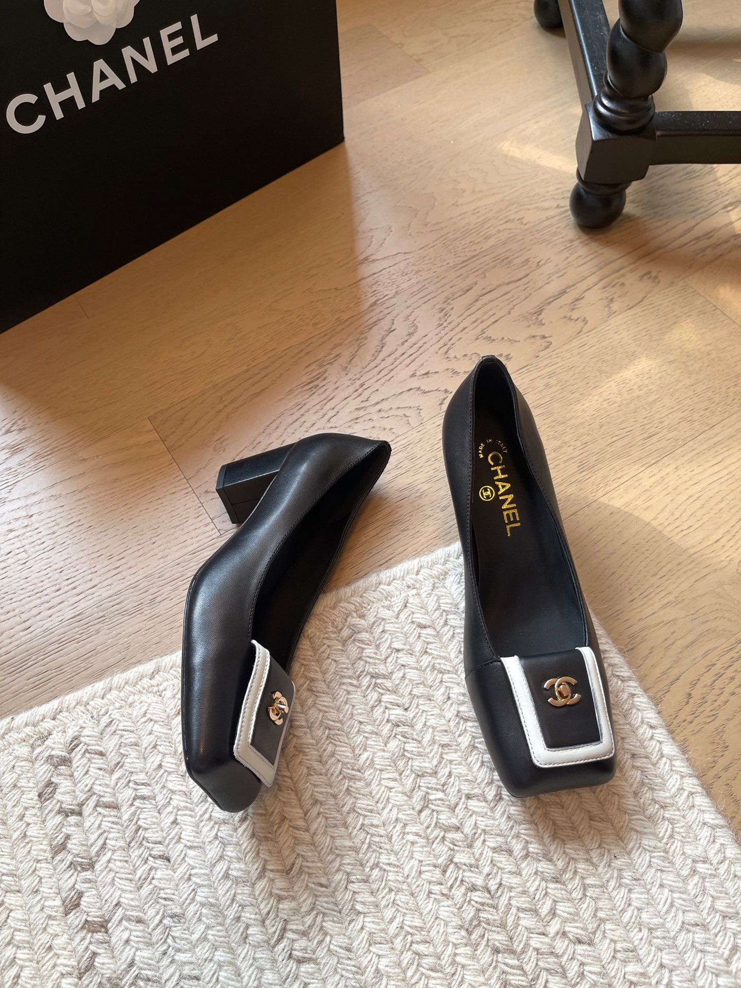 Chunky Heel Mary Janes with Backpack Buckle