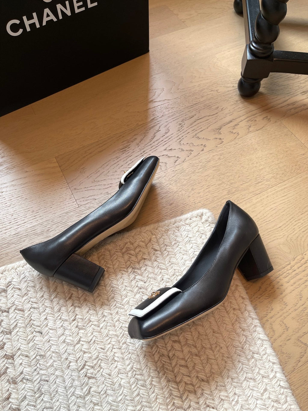 Chunky Heel Mary Janes with Backpack Buckle