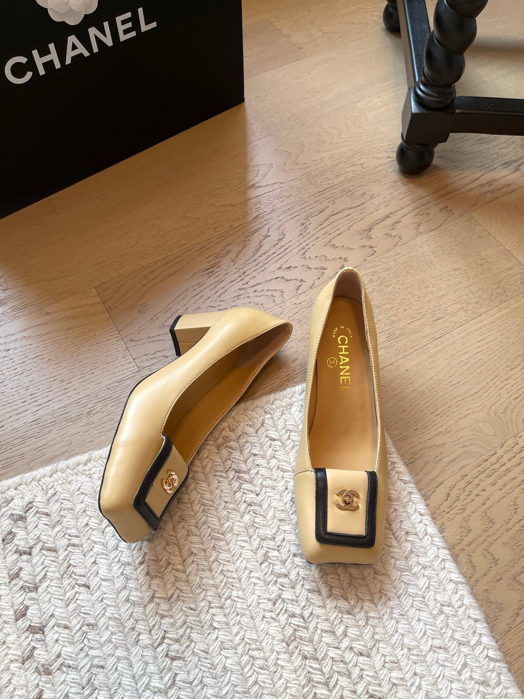 Chunky Heel Mary Janes with Backpack Buckle