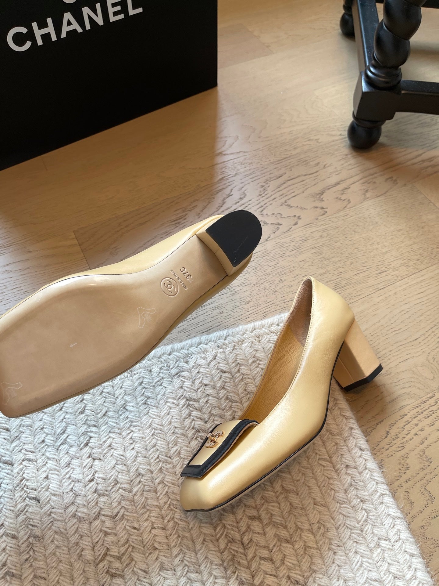 Chunky Heel Mary Janes with Backpack Buckle