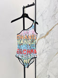 Graffiti One-Piece Swimsuit
