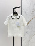 Youthful Collared Knit Sweater