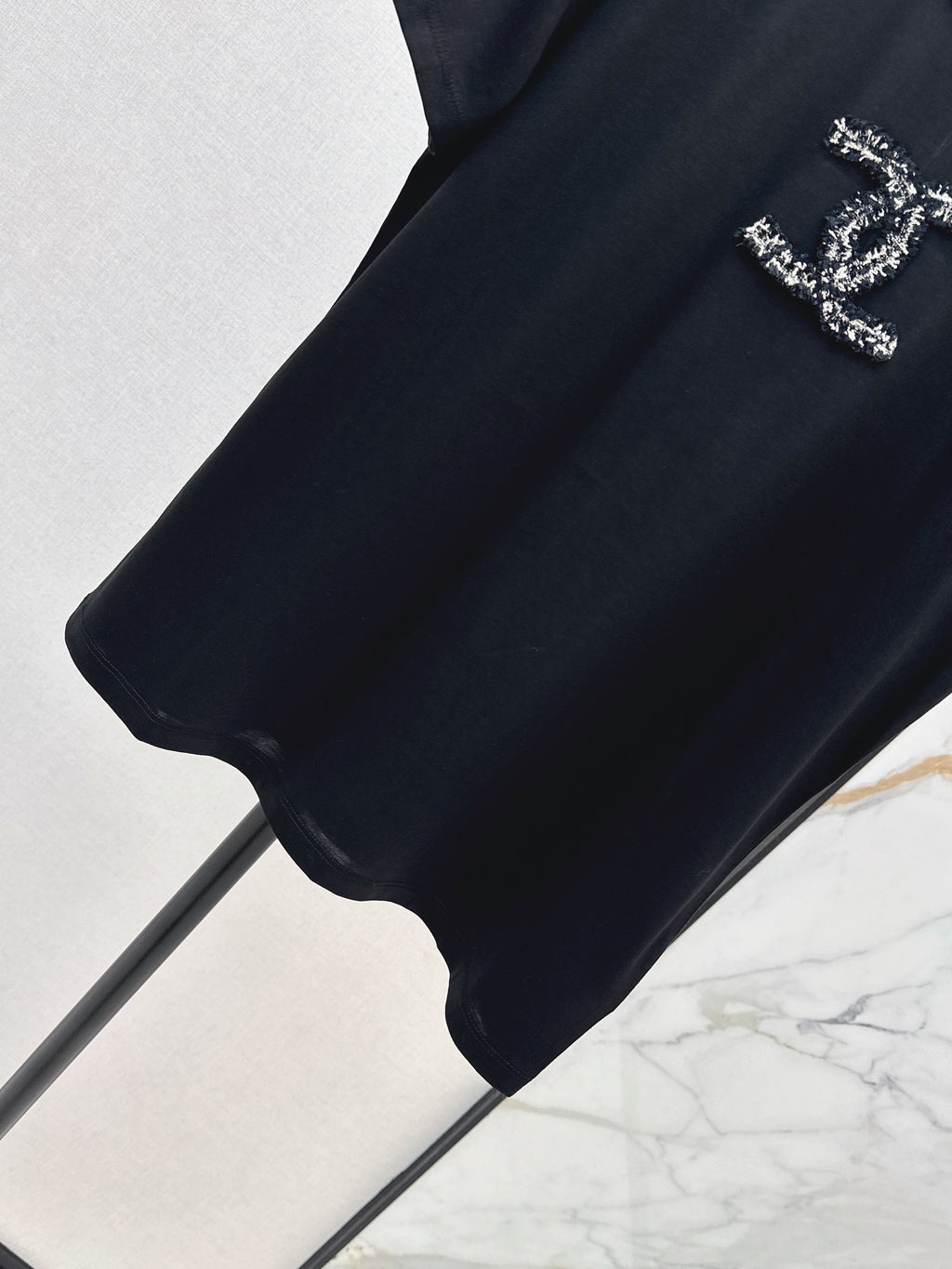 Collared Knit Short-Sleeve Cardigan