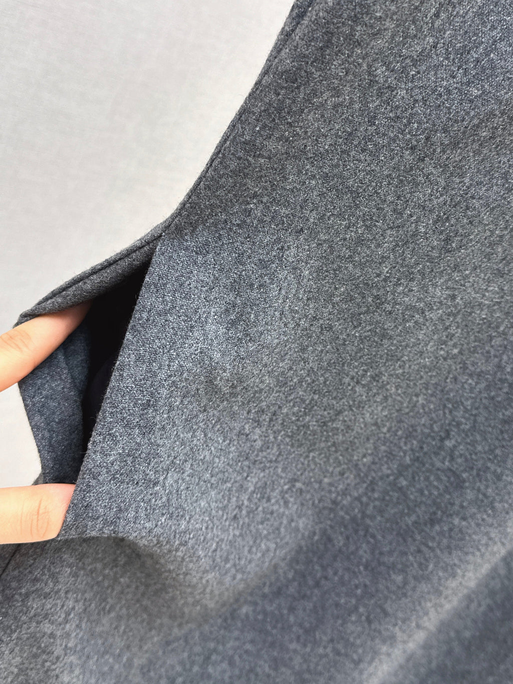 High-end gray patchwork lace slip dress