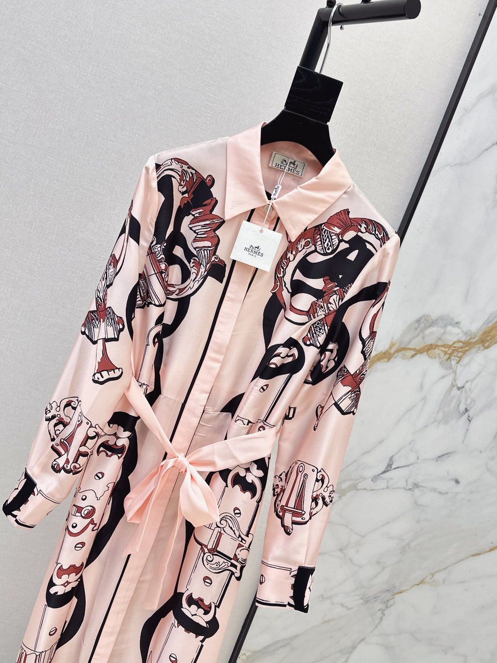 Printed Silk Dress