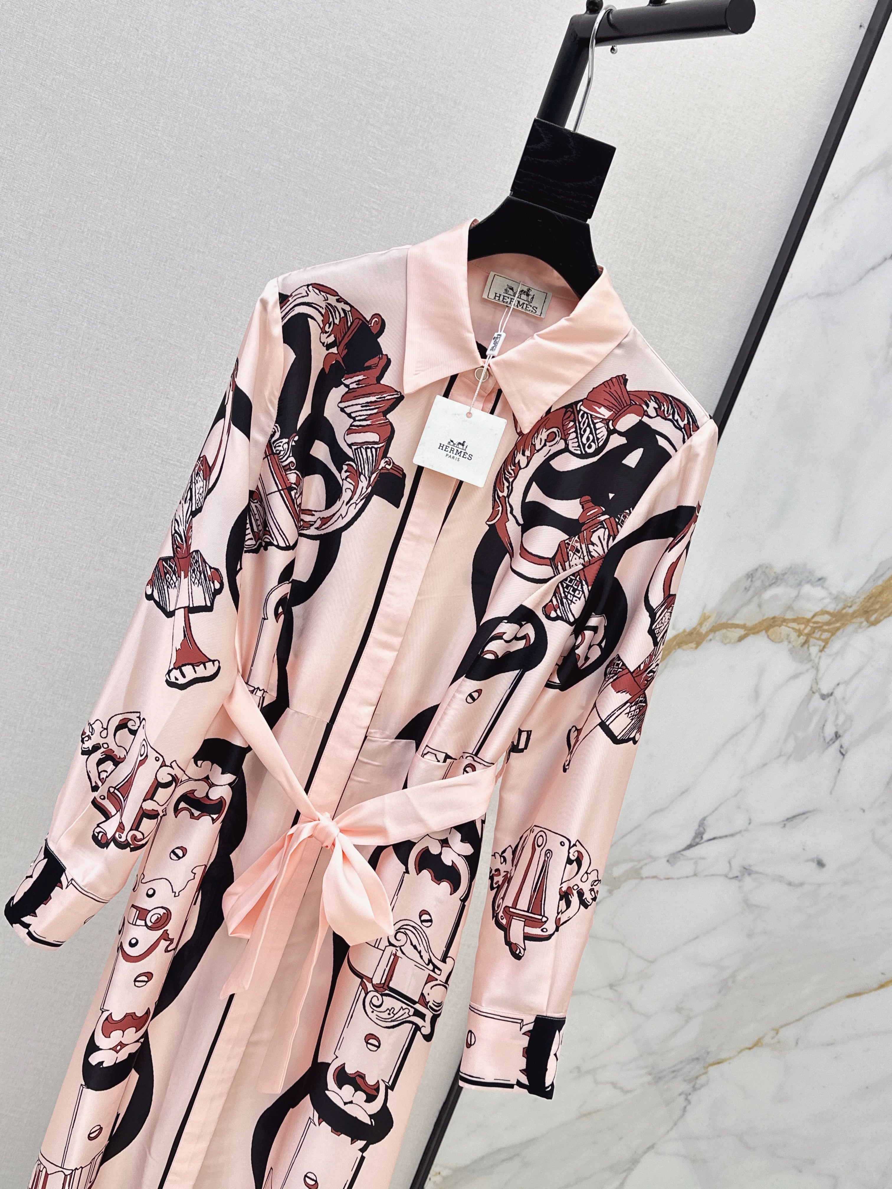 Printed Silk Dress