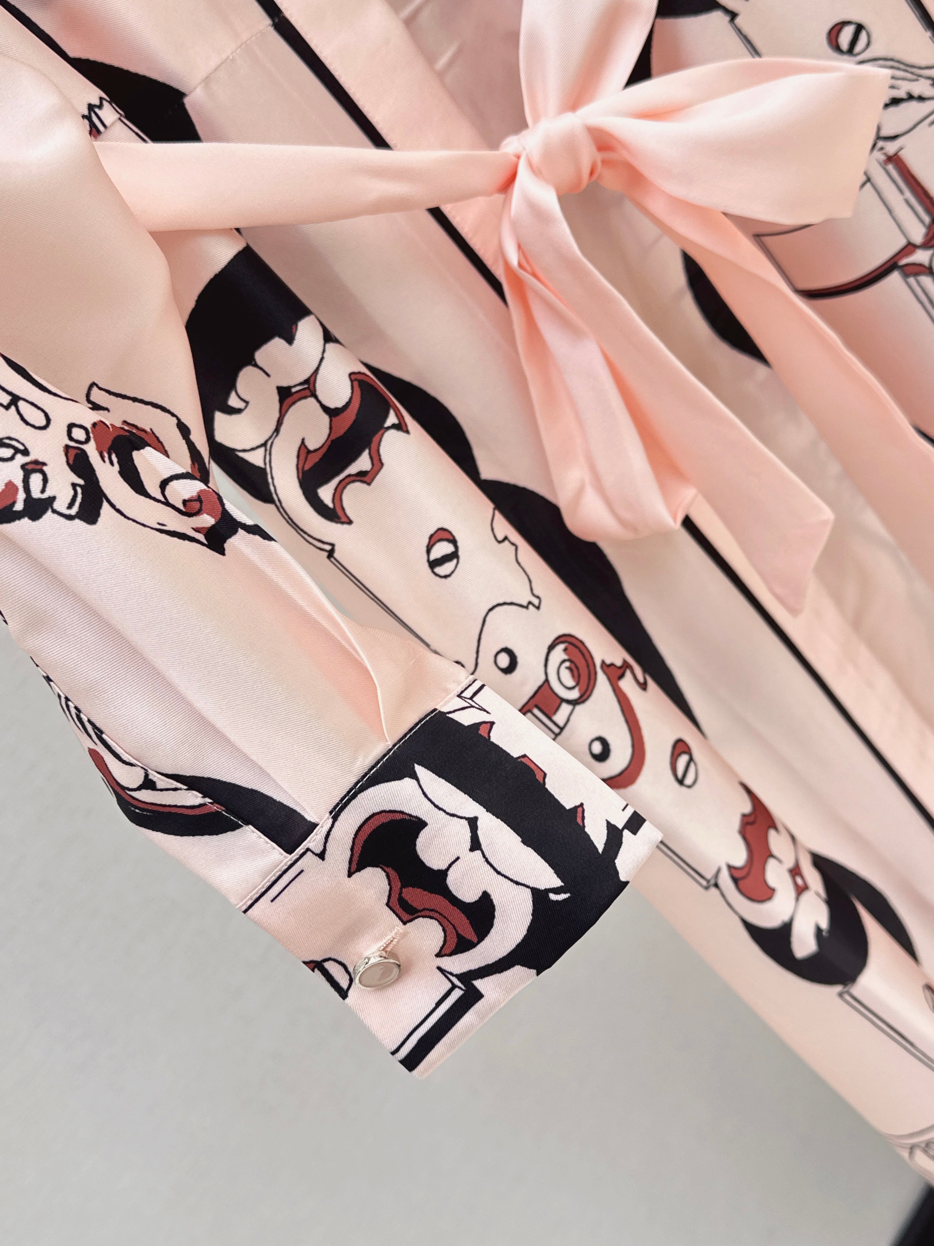 Printed Silk Dress