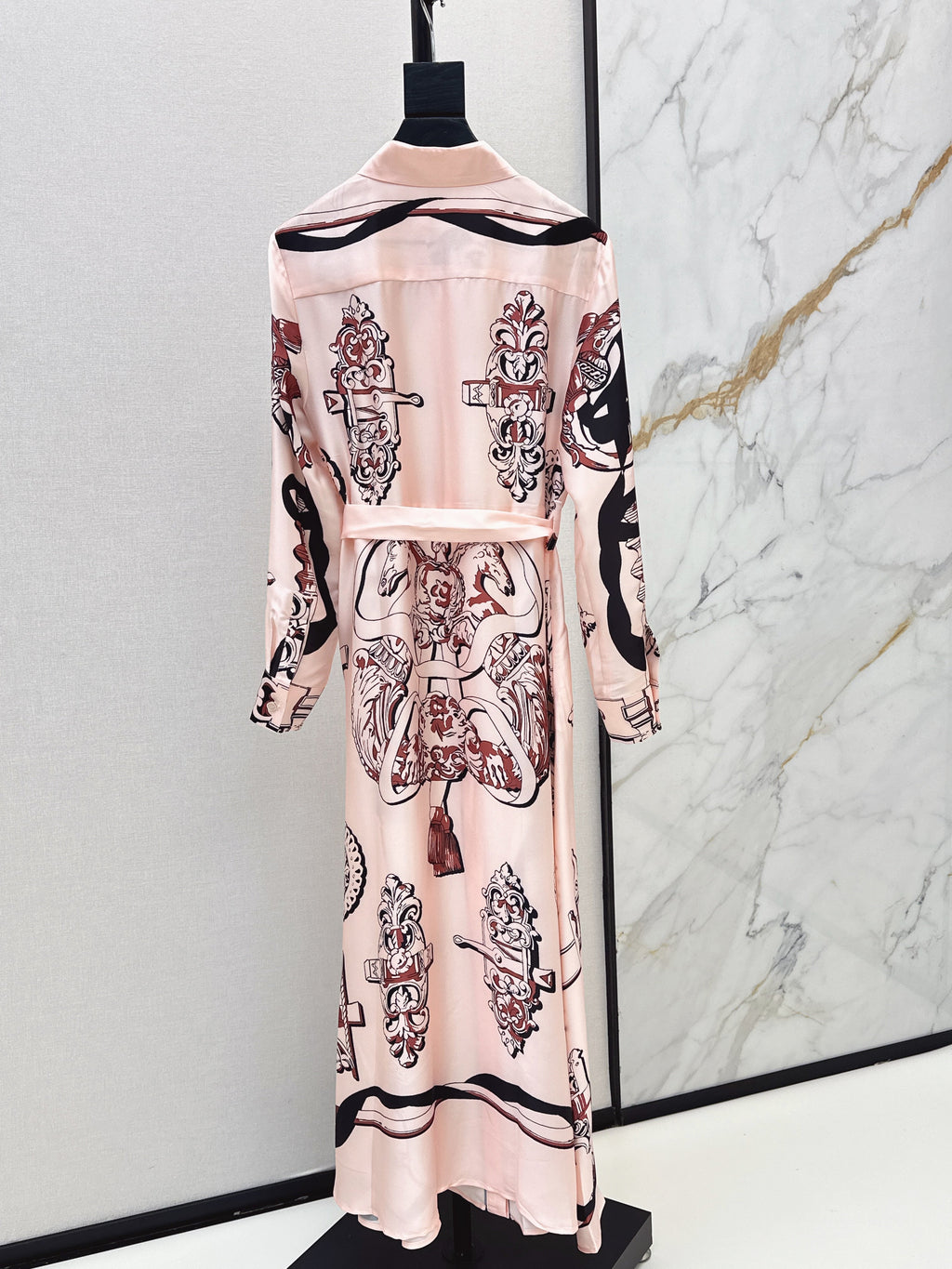Printed Silk Dress