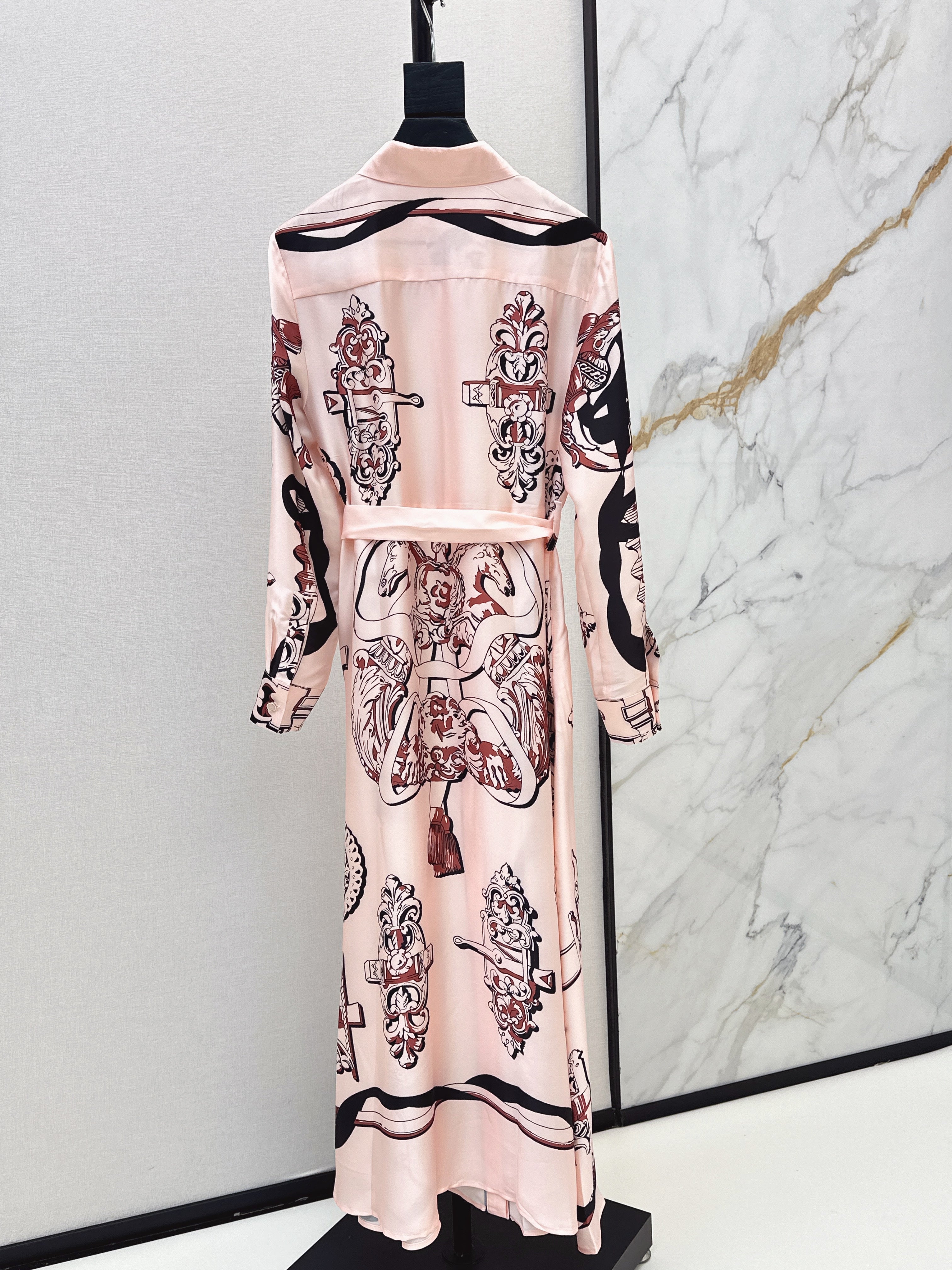 Printed Silk Dress