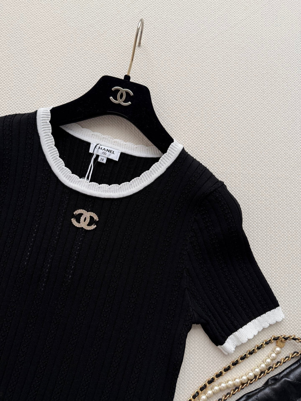Short-Sleeve Knit Top