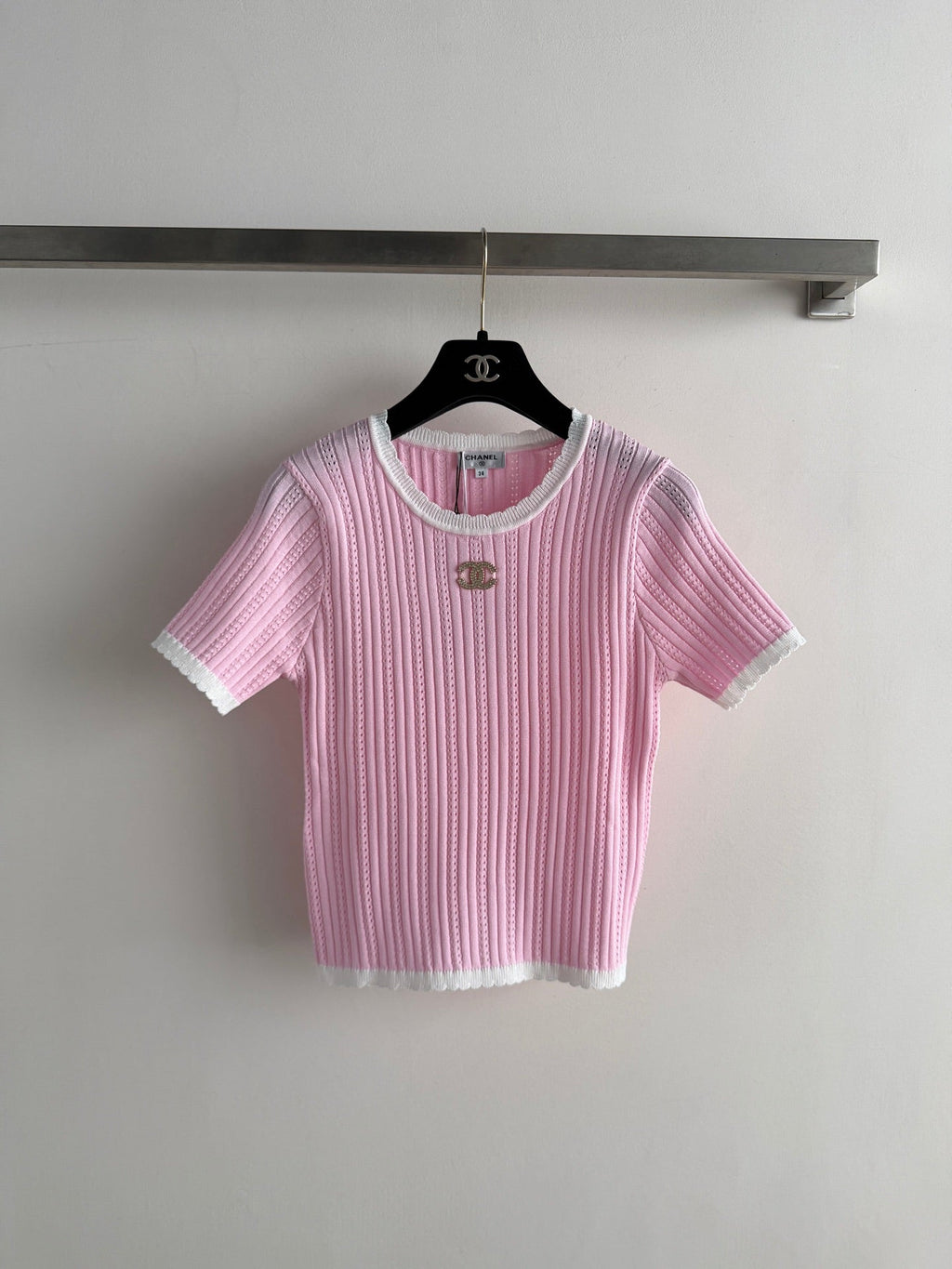 Short-Sleeve Knit Top