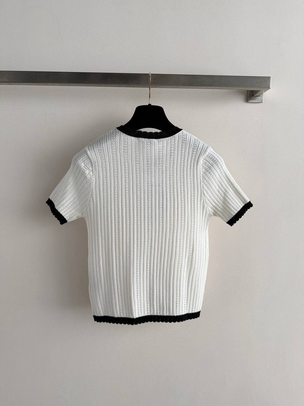 Short-Sleeve Knit Top
