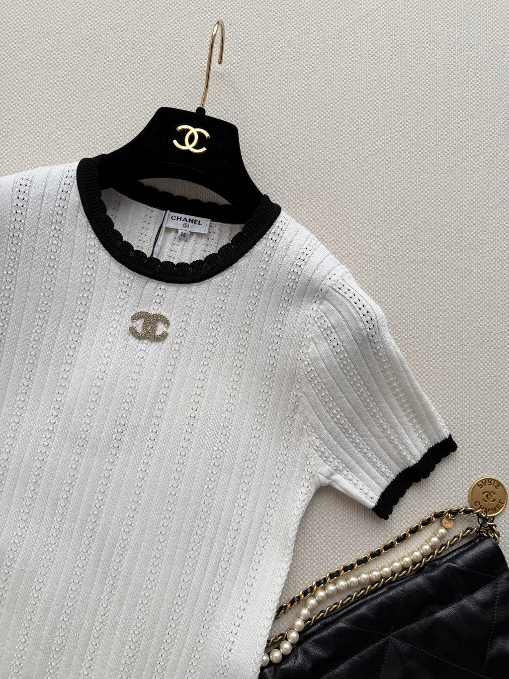 Short-Sleeve Knit Top