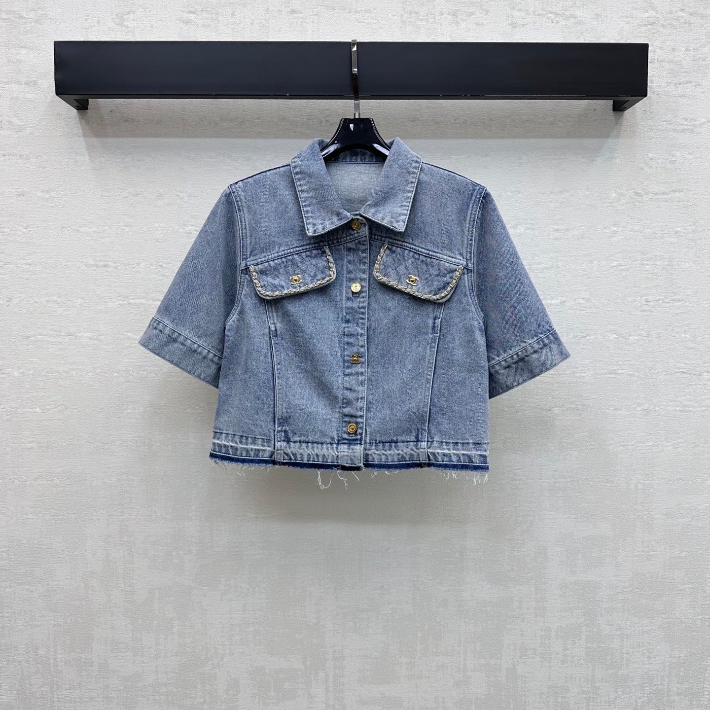 Fringed Denim Shirt