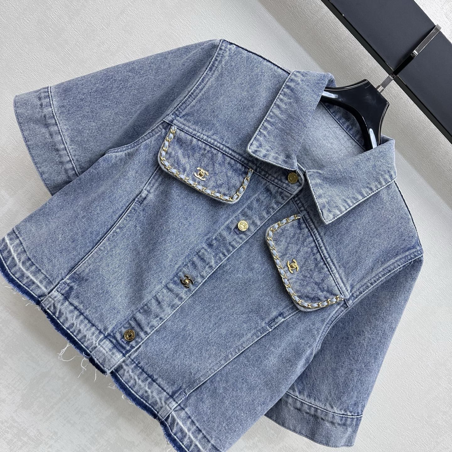 Fringed Denim Shirt