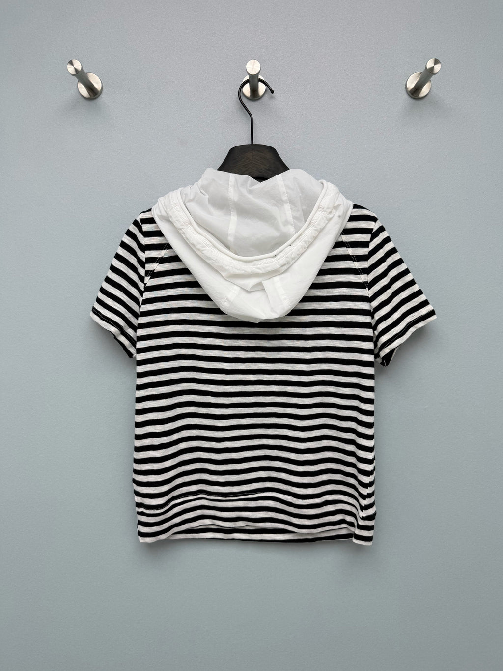 Short-Sleeve Half-Zip Hoodie