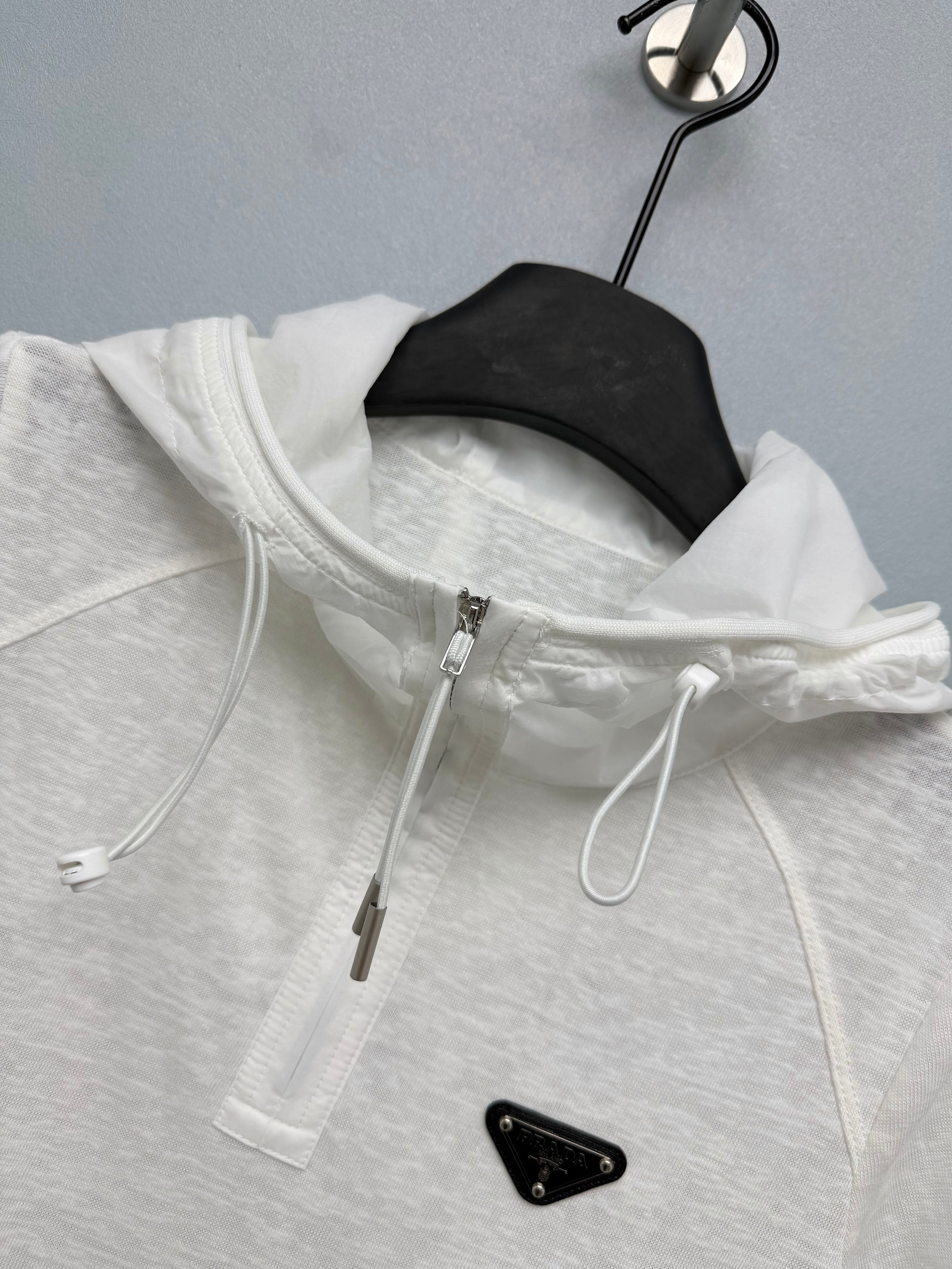 Short-Sleeve Half-Zip Hoodie