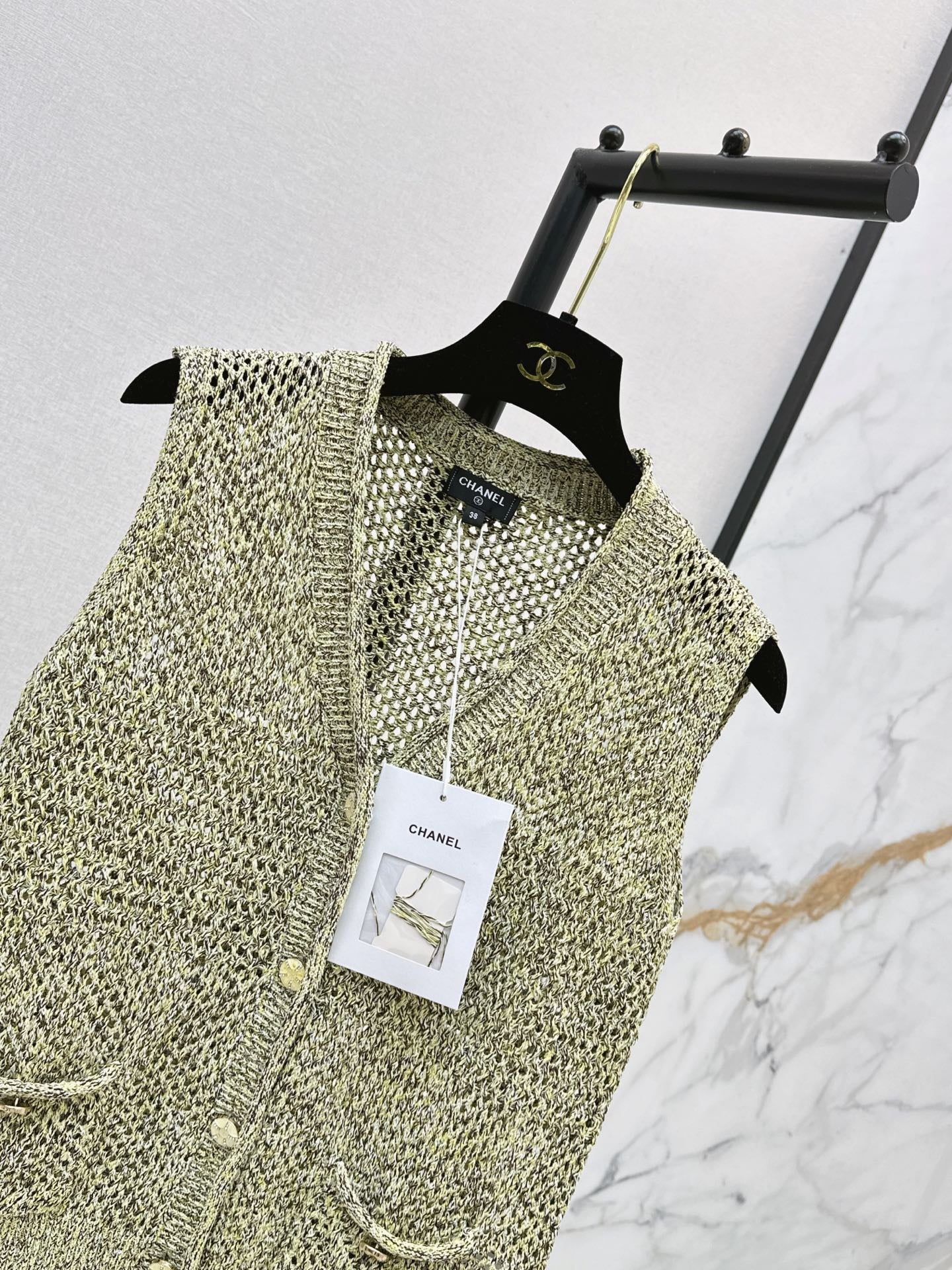 Open-Knit Vest