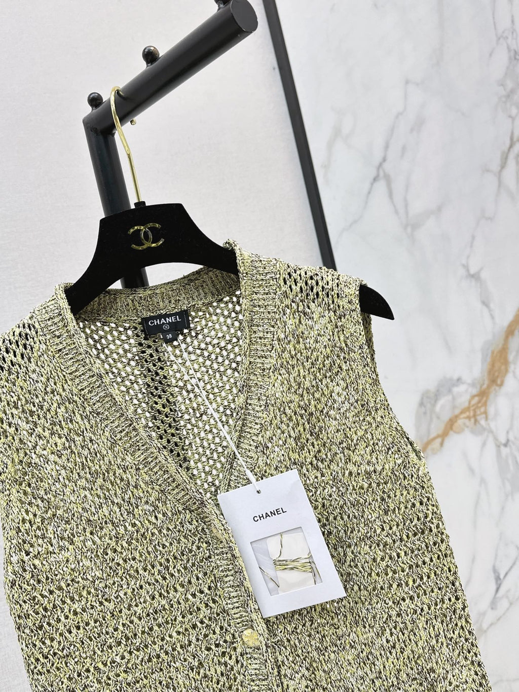 Open-Knit Vest
