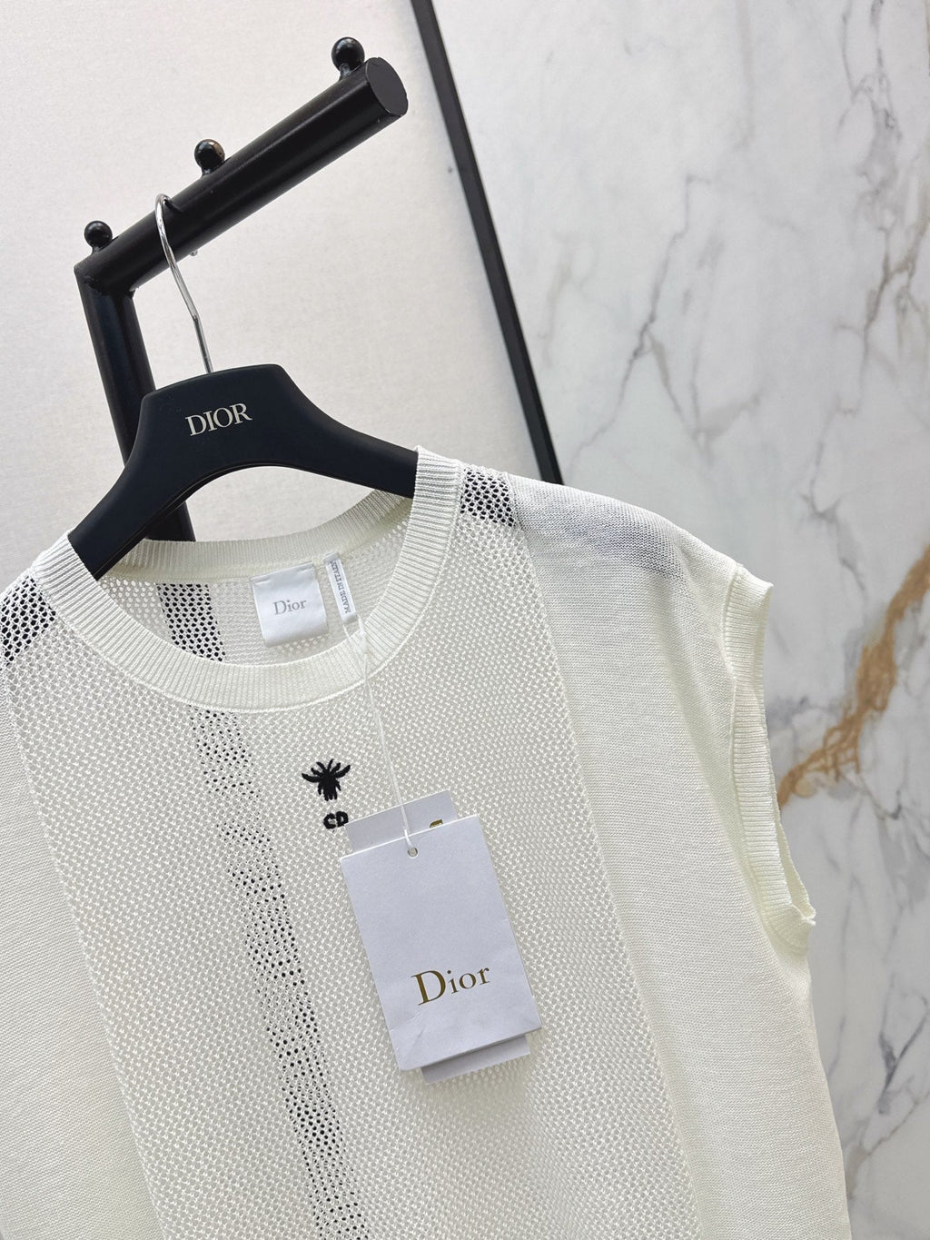 Patchwork Cutout Drop-Shoulder Knit Sweater