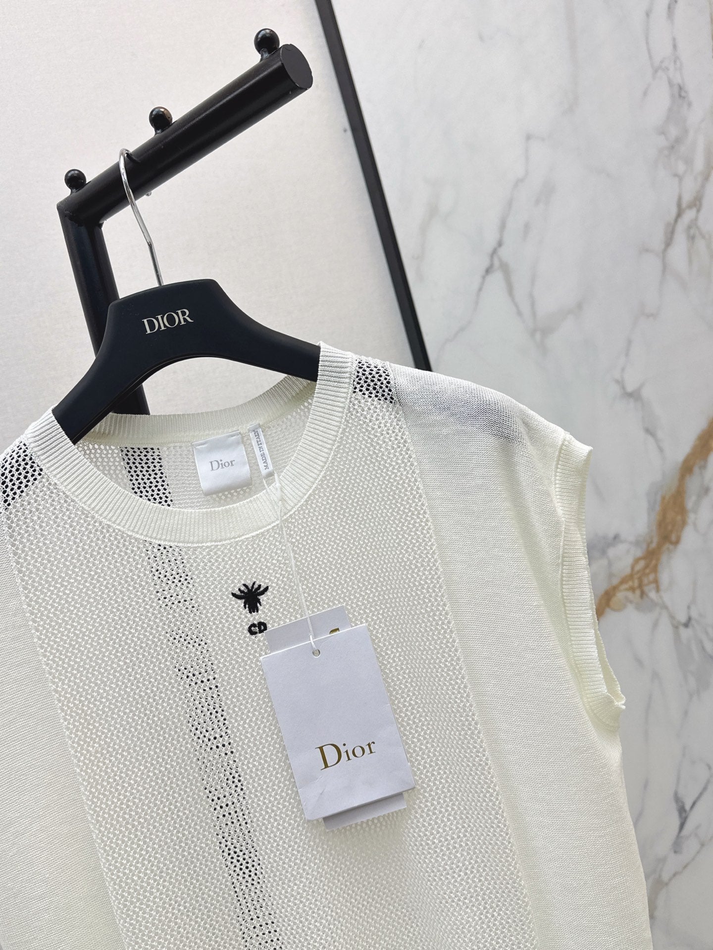 Patchwork Cutout Drop-Shoulder Knit Sweater