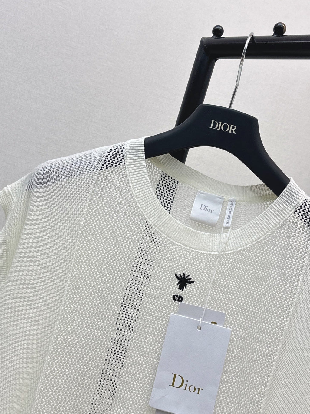 Patchwork Cutout Drop-Shoulder Knit Sweater