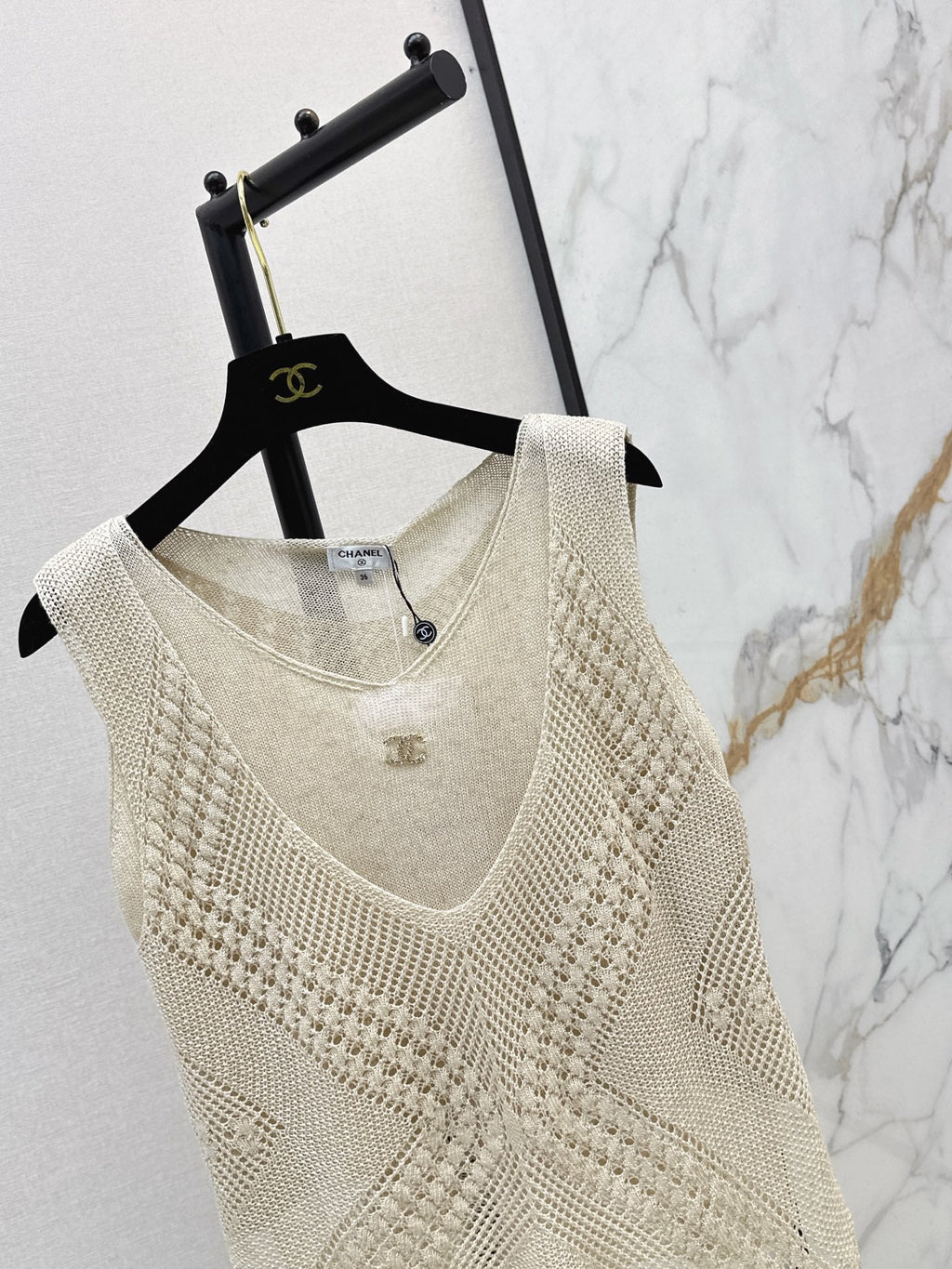 Bee-Embroidered Decorative Vest
