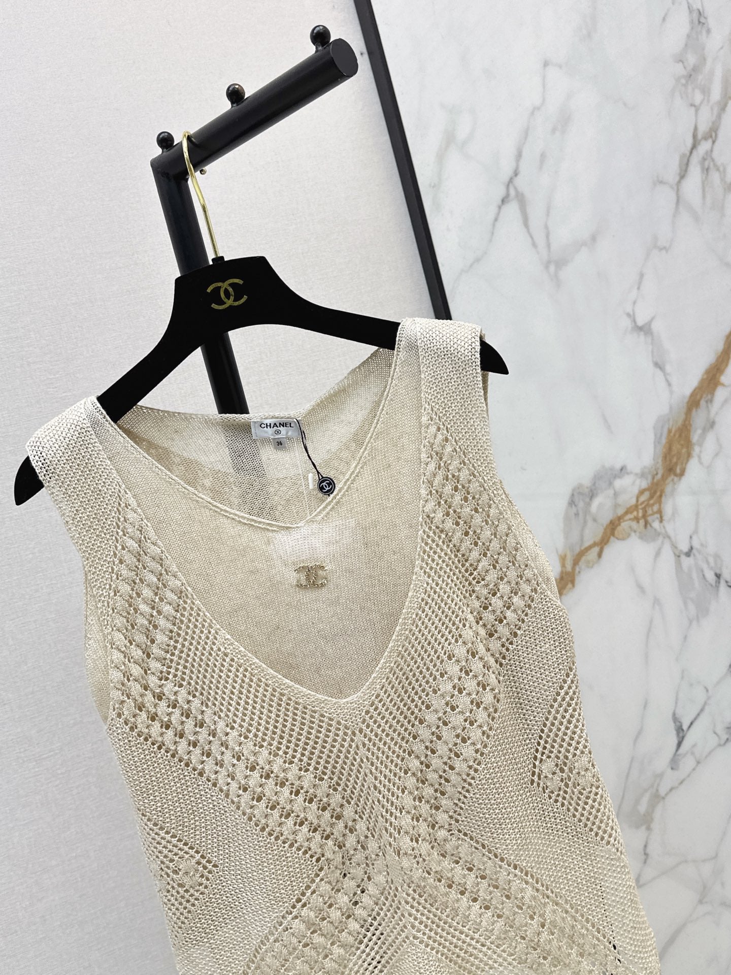 Bee-Embroidered Decorative Vest