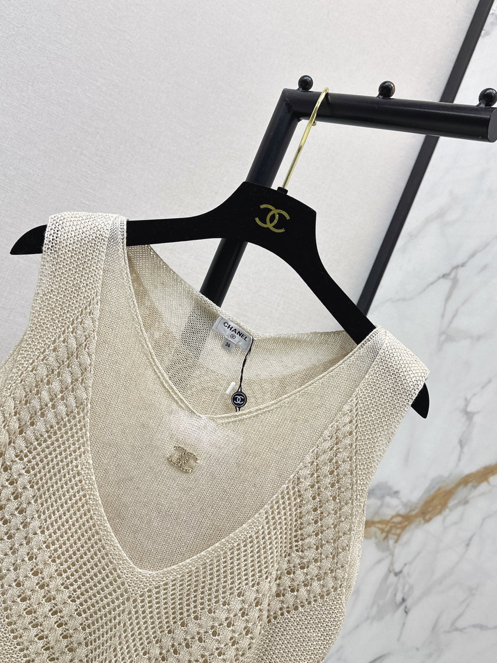 Bee-Embroidered Decorative Vest