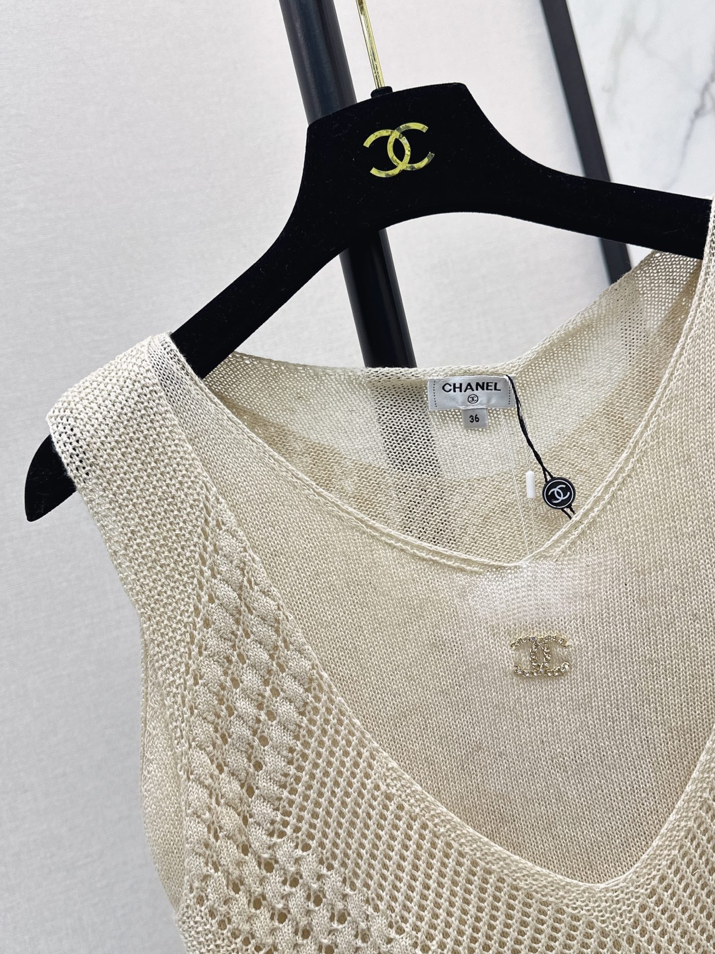 Bee-Embroidered Decorative Vest