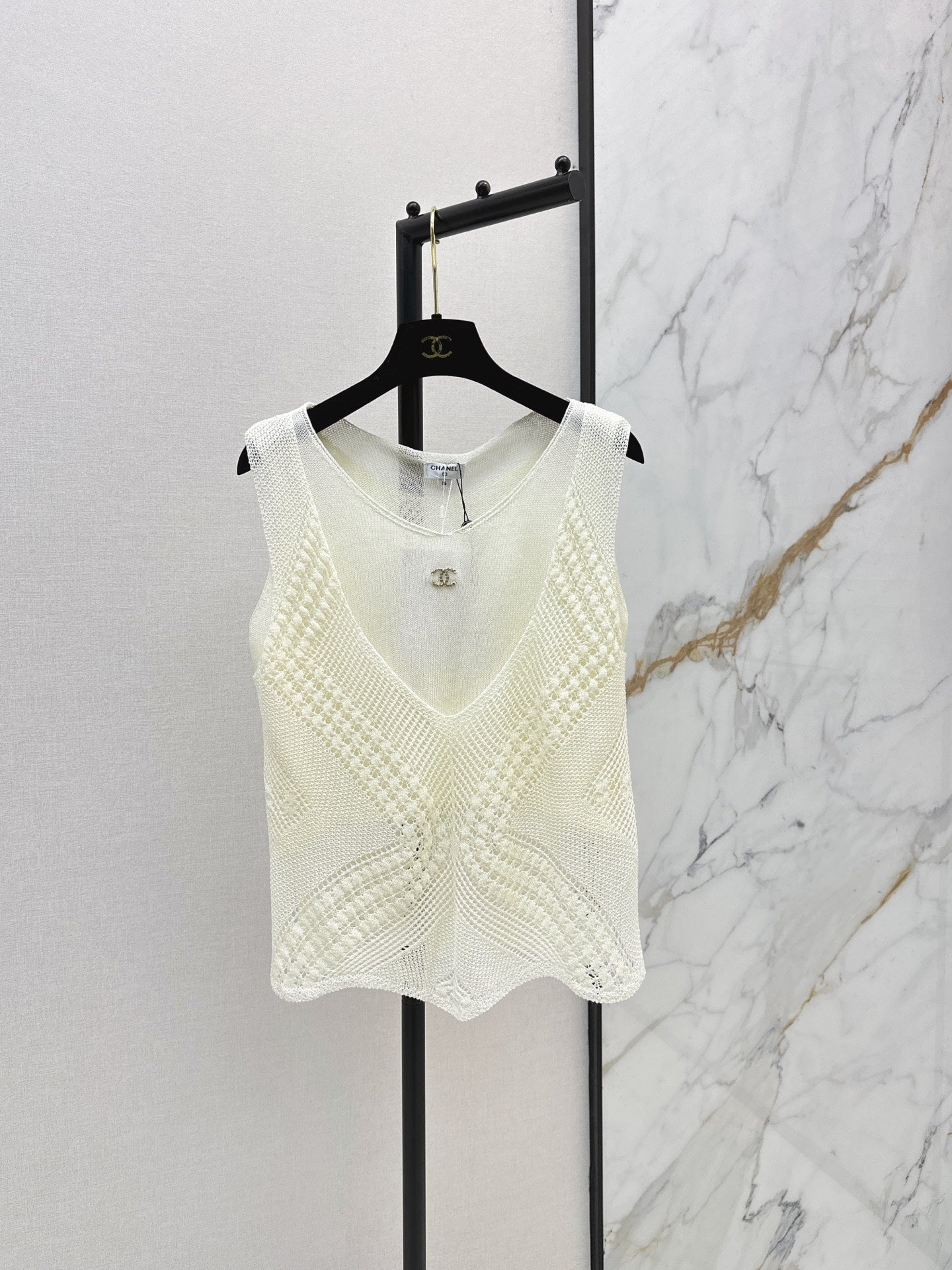 Bee-Embroidered Decorative Vest