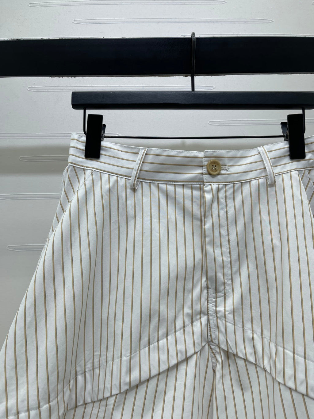 Striped cargo shorts