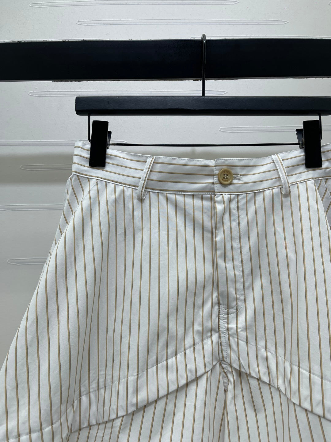 Striped cargo shorts