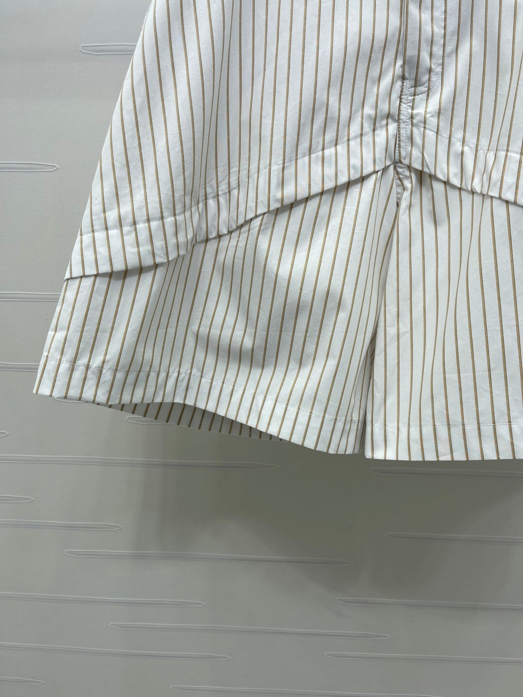 Striped cargo shorts