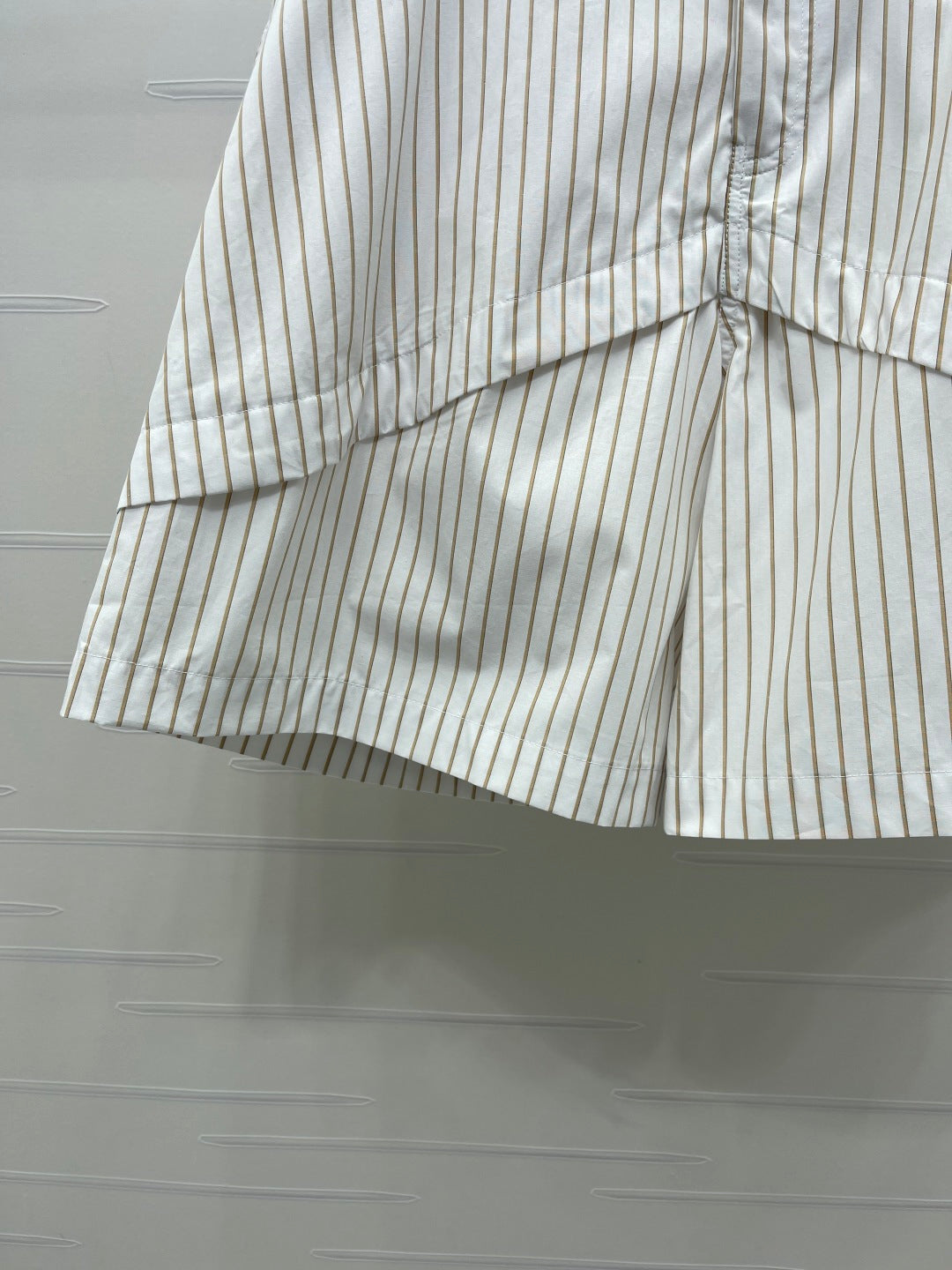 Striped cargo shorts