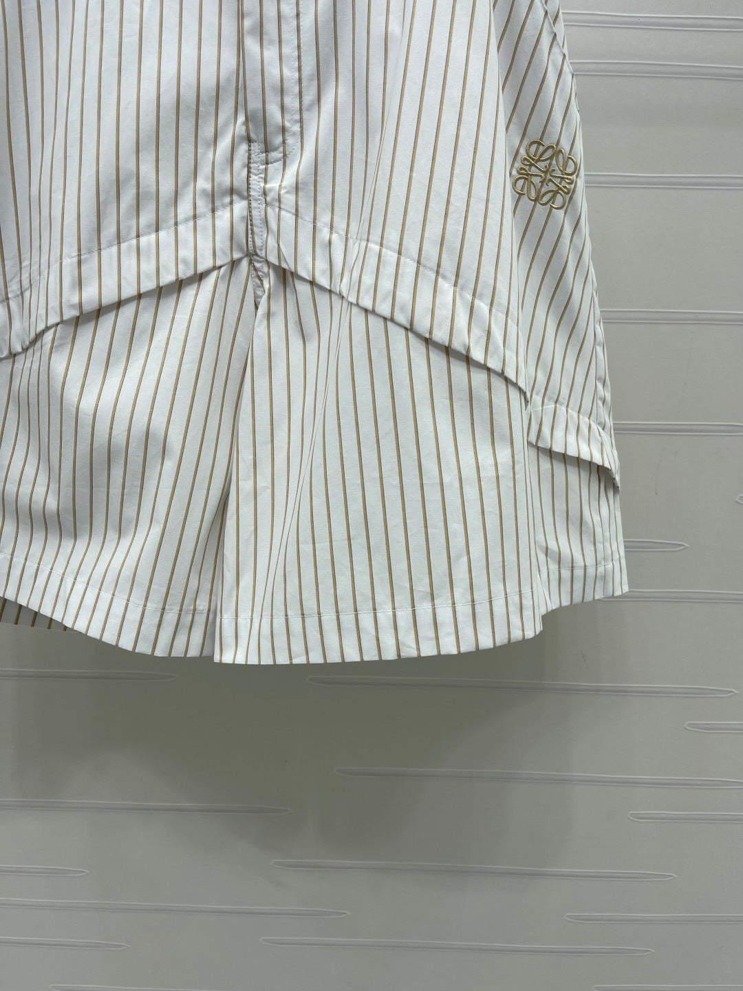 Striped cargo shorts
