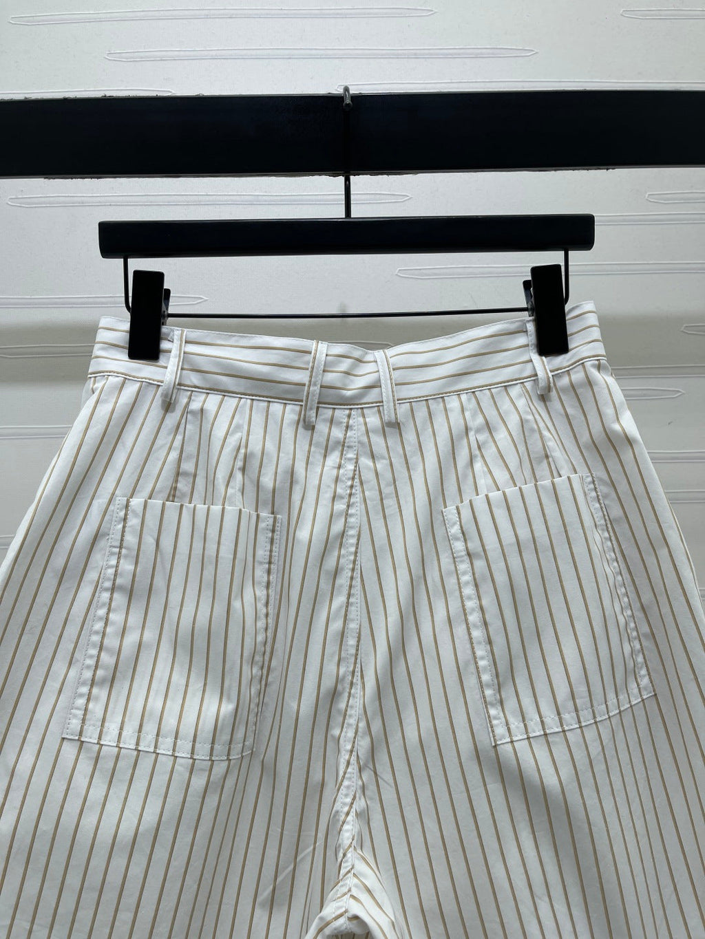 Striped cargo shorts