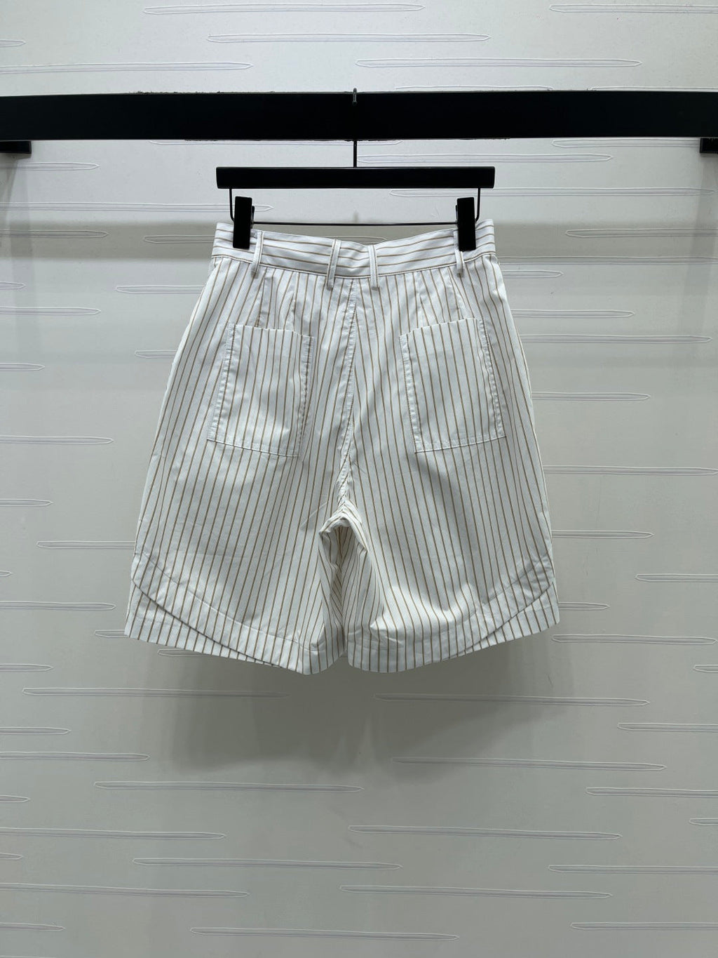 Striped cargo shorts