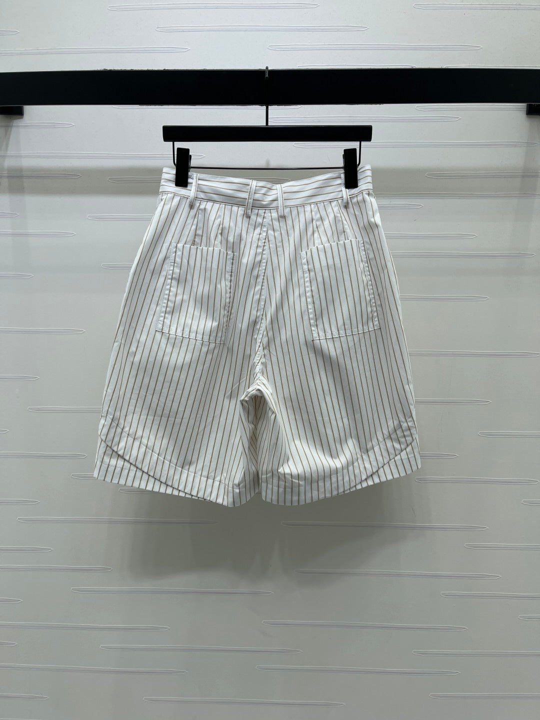 Striped cargo shorts