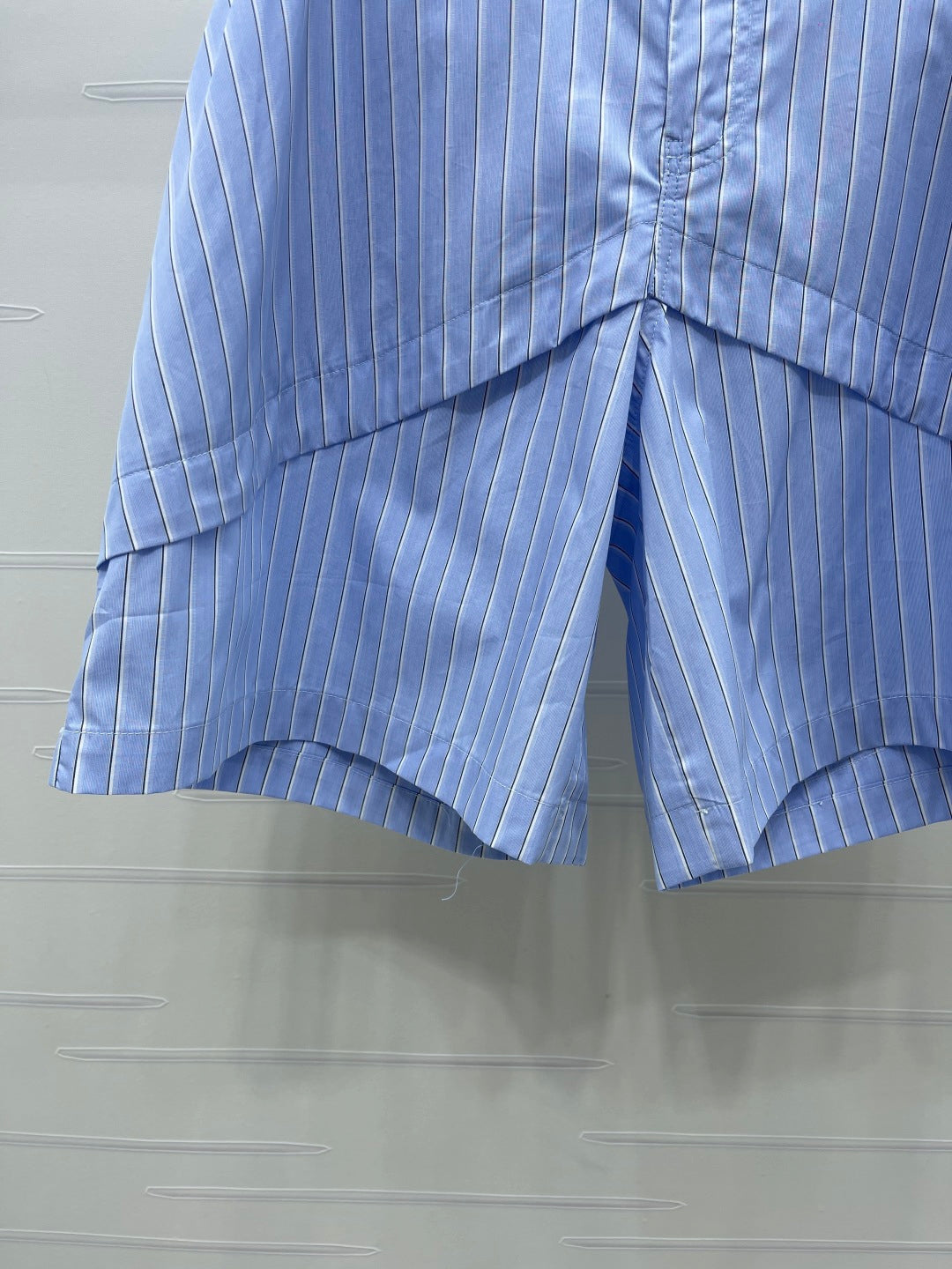 Striped cargo shorts