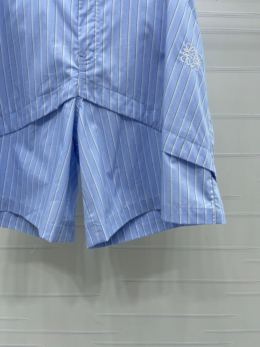 Striped cargo shorts