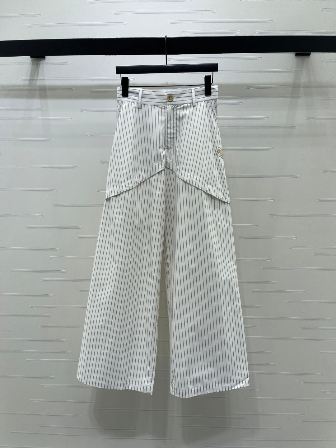 Striped cargo shorts