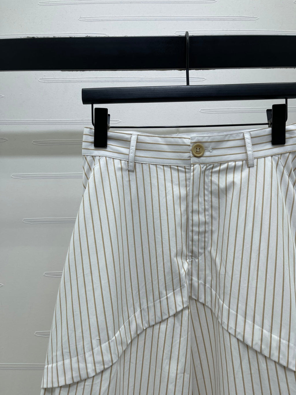 Striped cargo shorts
